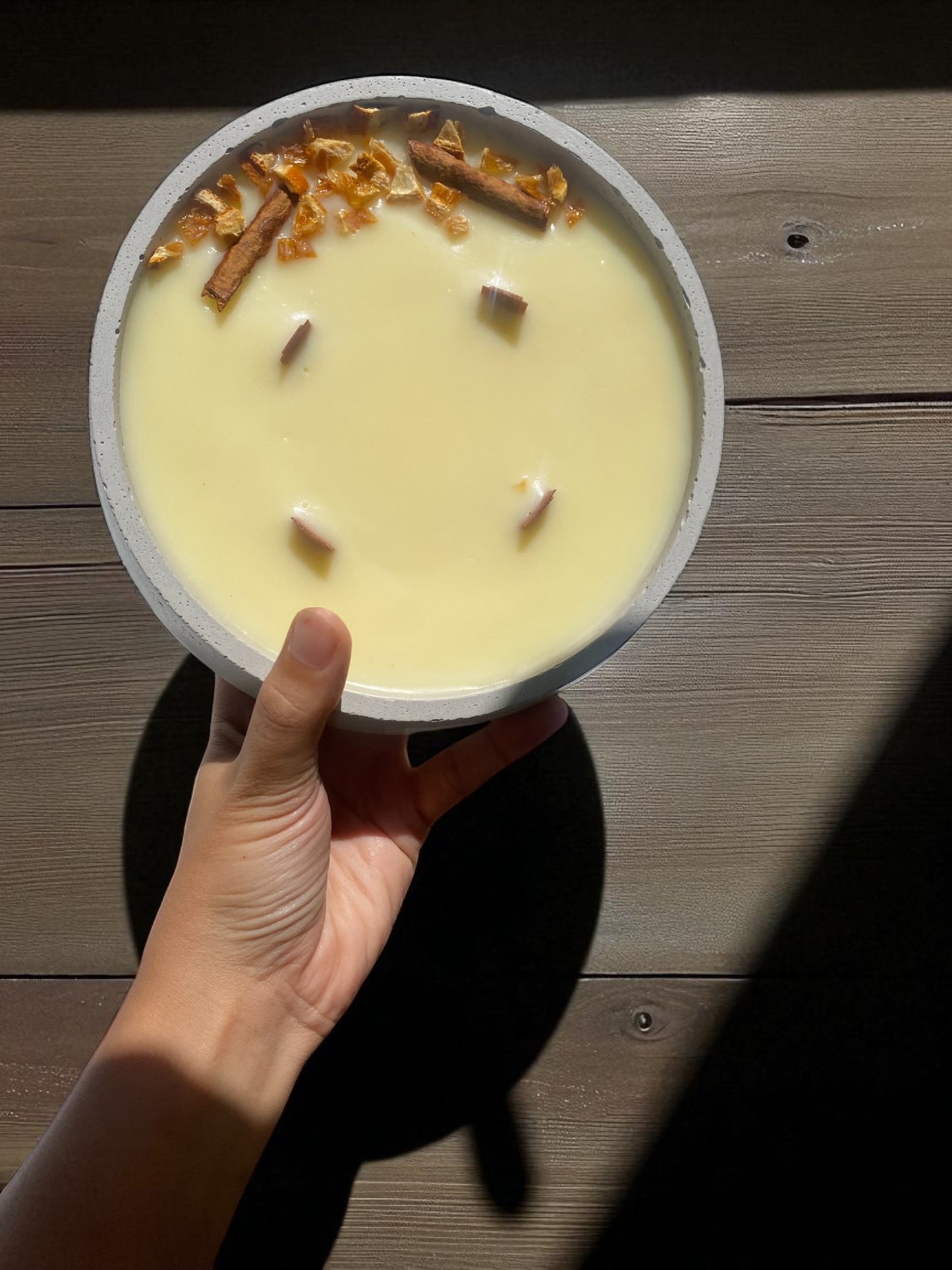 Vela XL Naranja y Canela