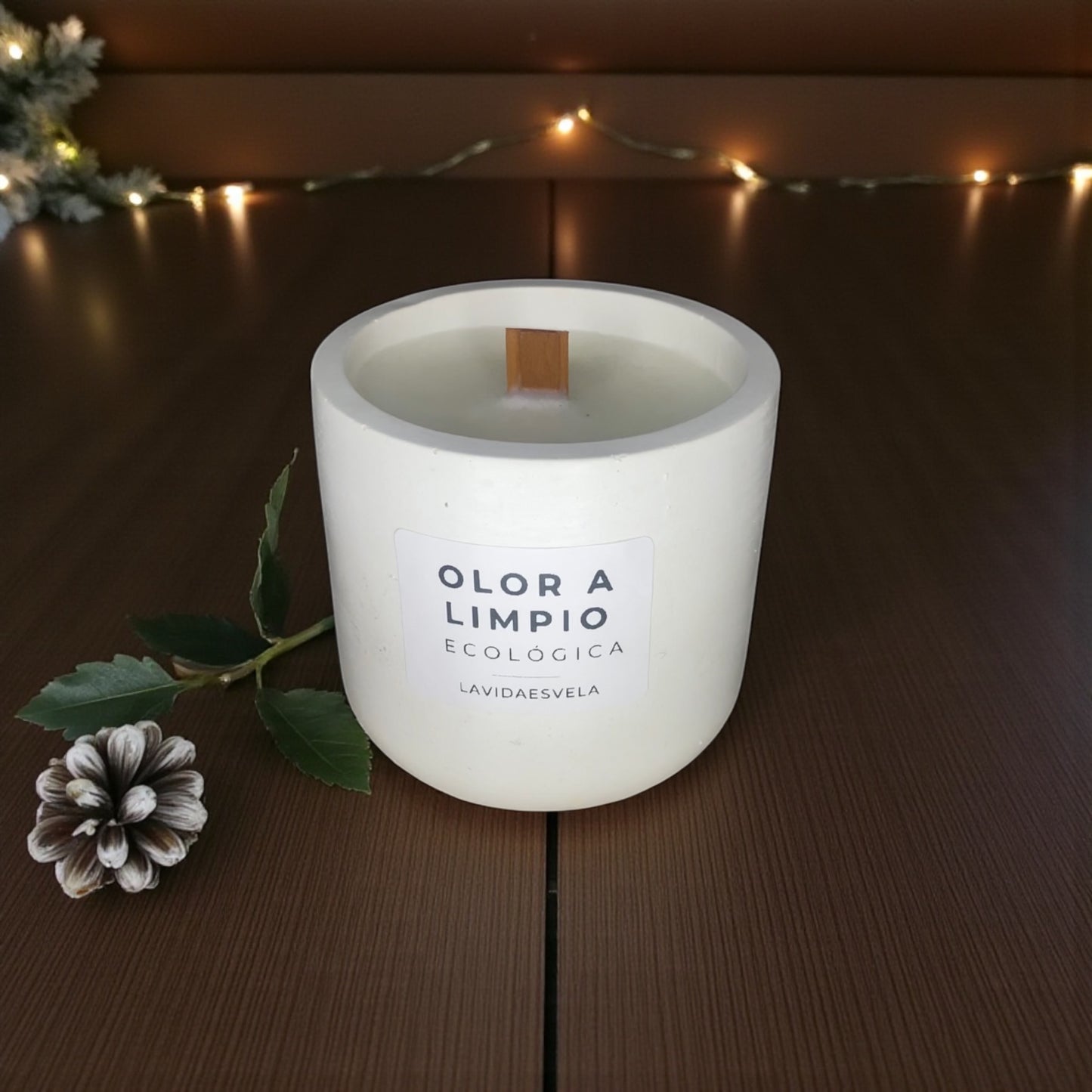 Vela aromática Olor a limpio