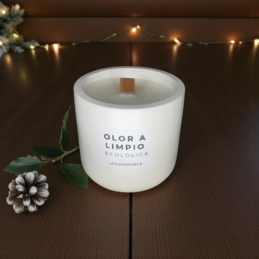 Vela aromática Olor a limpio