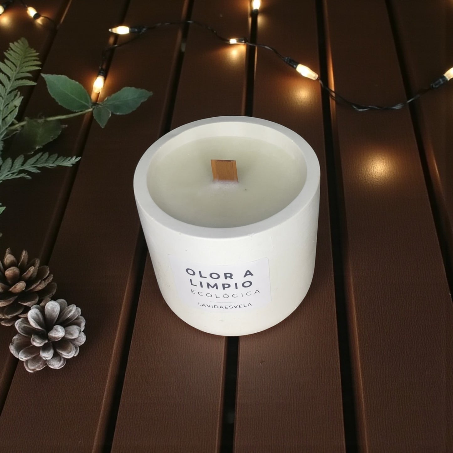 Vela aromática Olor a limpio