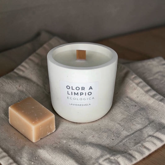 Vela aromática Olor a limpio