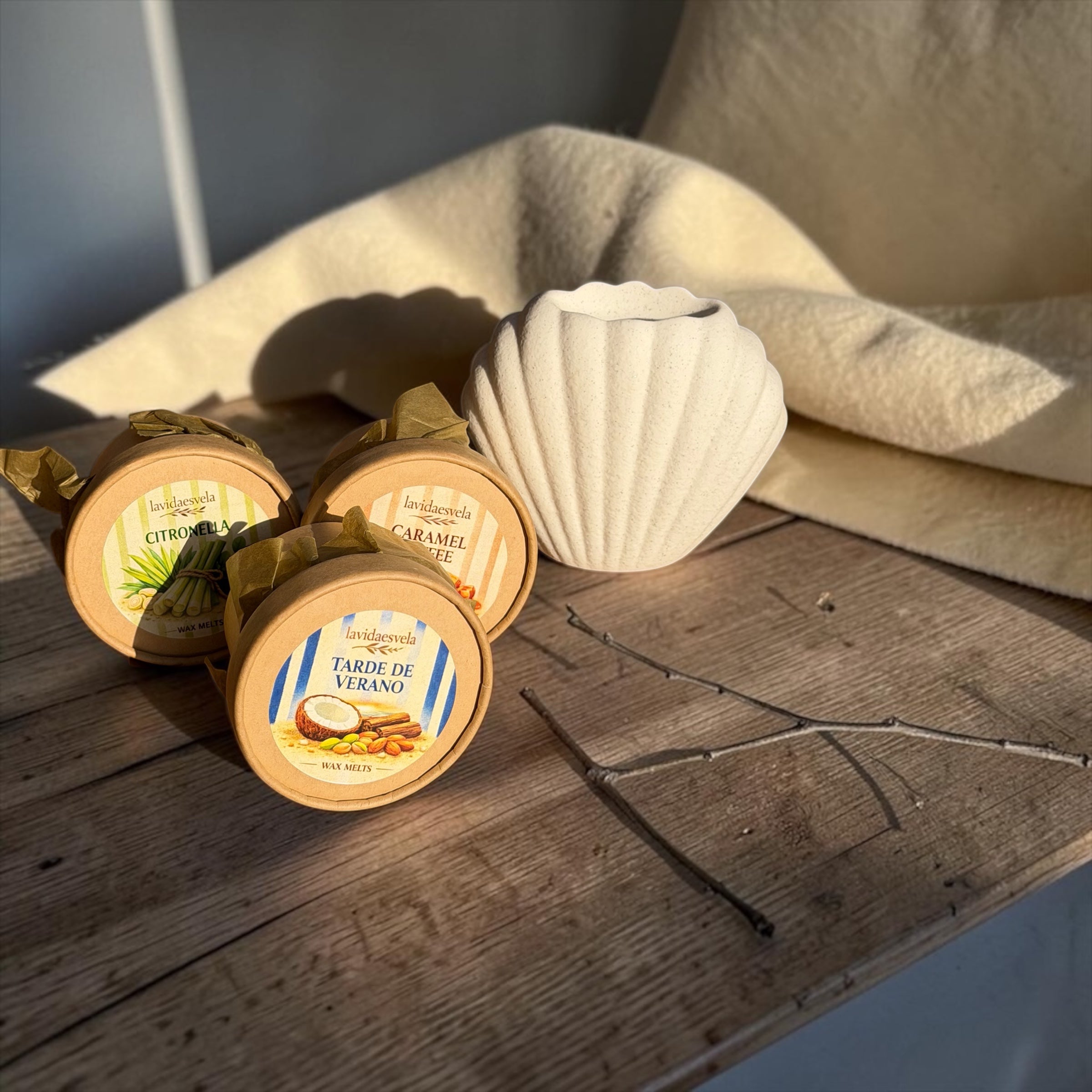 Pack Quemador y Wax Melts Colección de verano