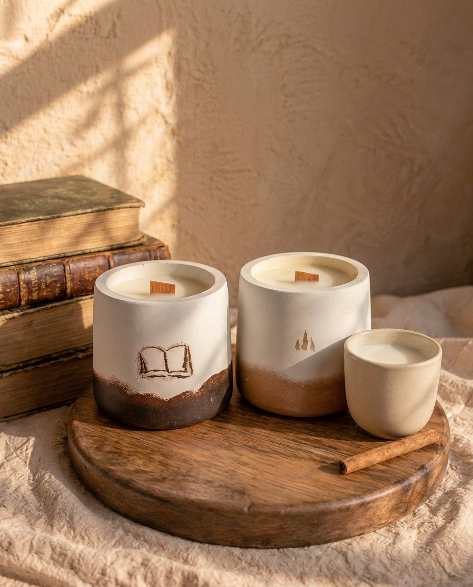 Pack 2 Velas Colección de Otoño
