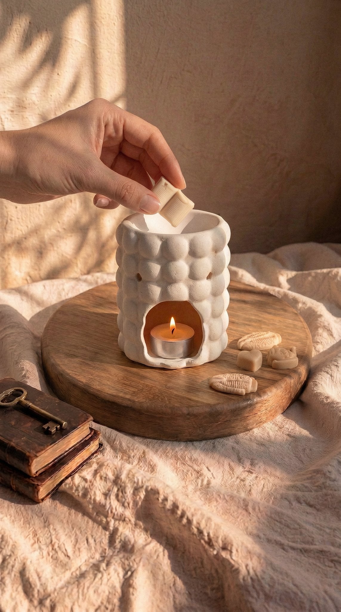 Wax melts Biblioteca Antigua